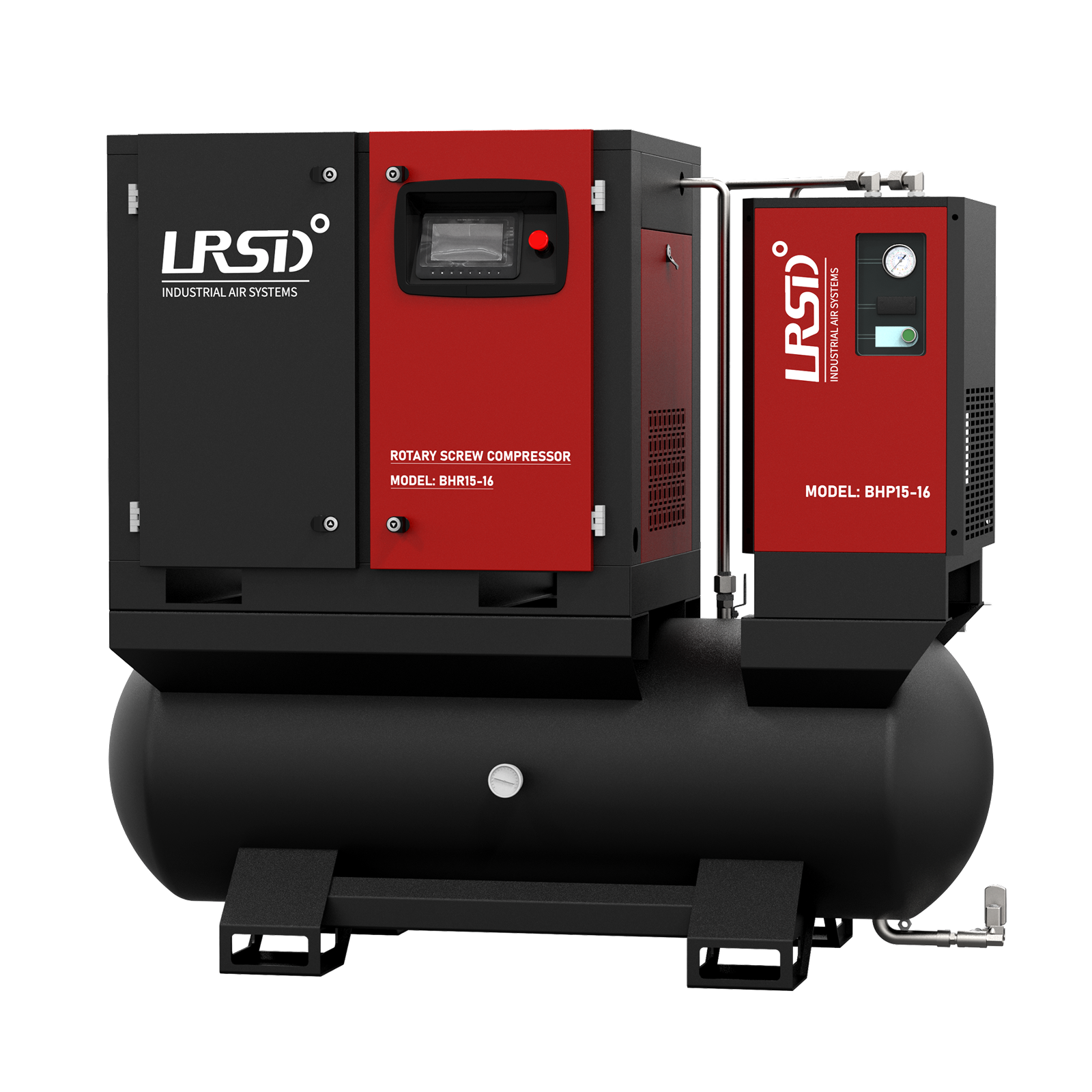 BHR Series 4IN1 VSD Rotary Screw Air Compressor